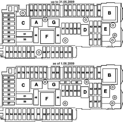 mercedes w204 fuse box diagram